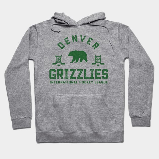 Denver Grizzlies Hoodie by MindsparkCreative